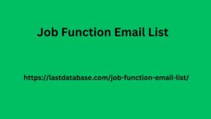 Job Function Email List